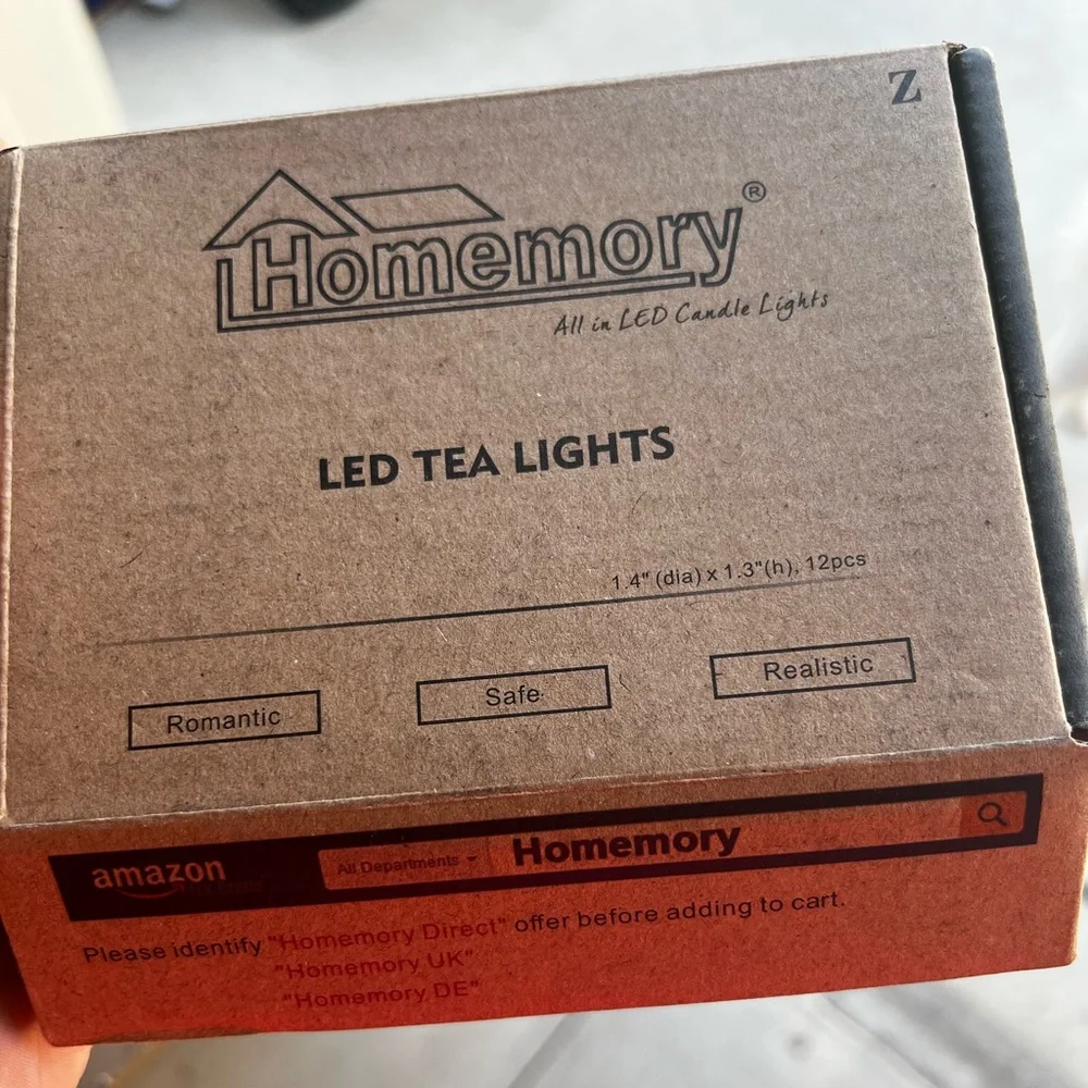 108 LED Tea Lights and Glass Votives